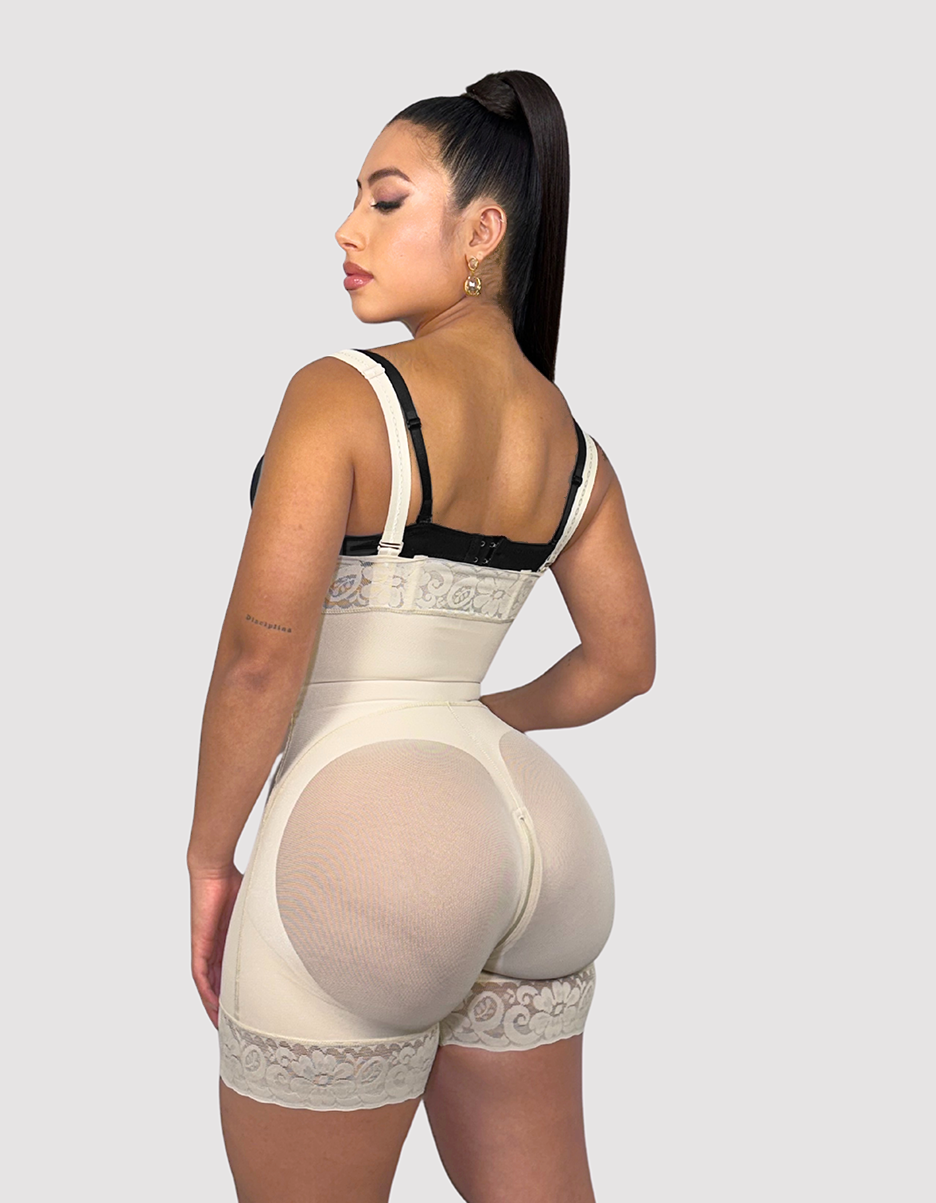 Melange Contour Strapless Beige