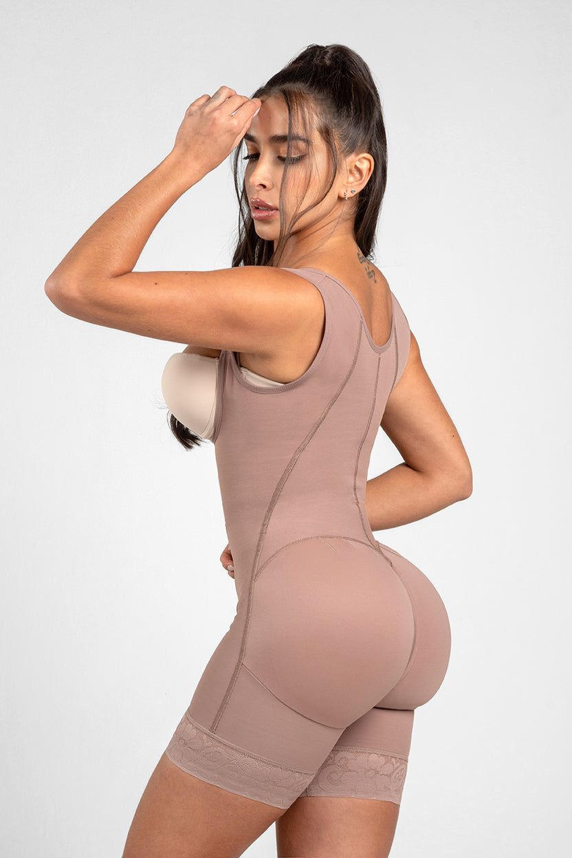 Hourglass Half Hybrid Bodysuit Petite FINAL SALE