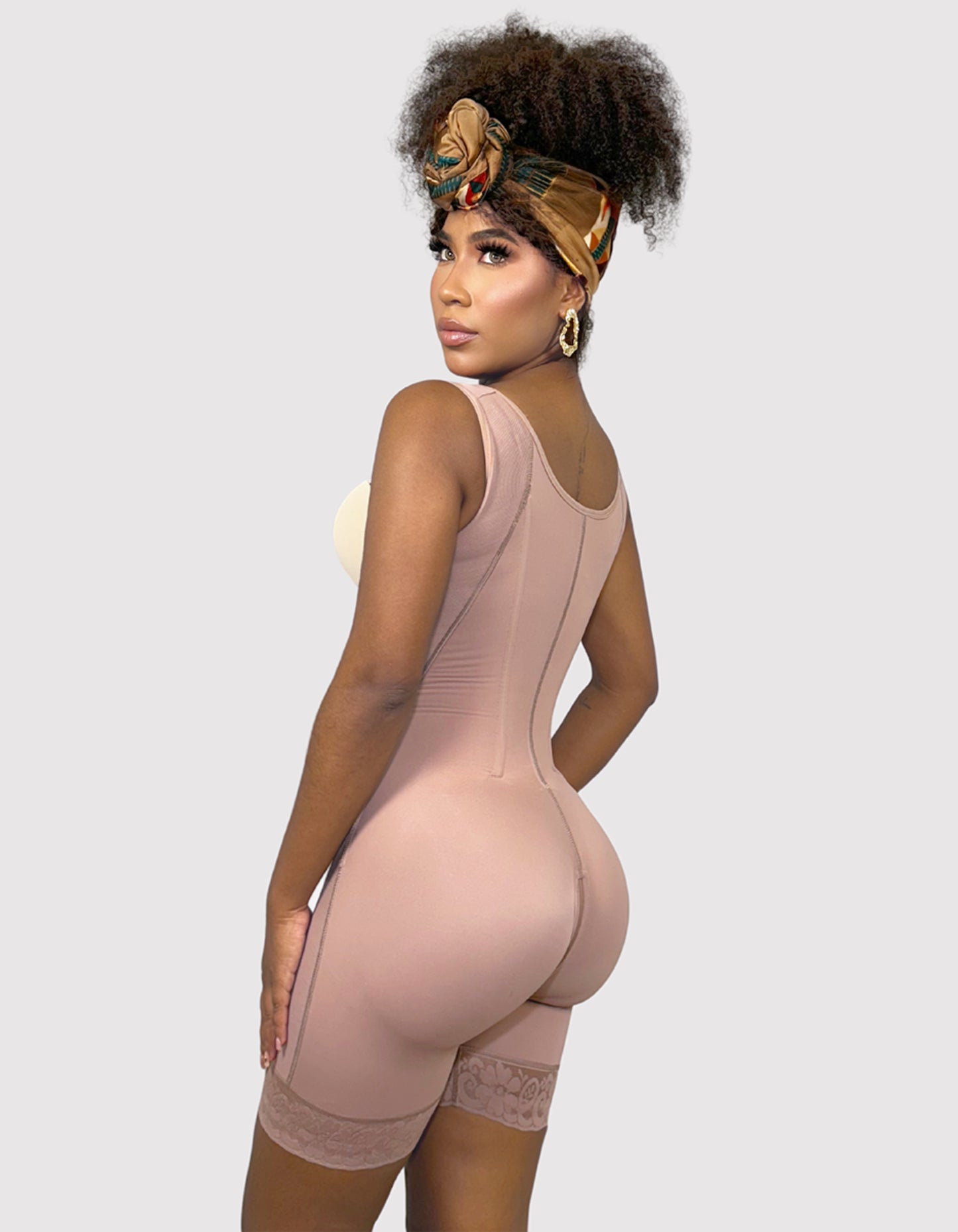 Hybrid Sculpture Bodysuit Cocoa