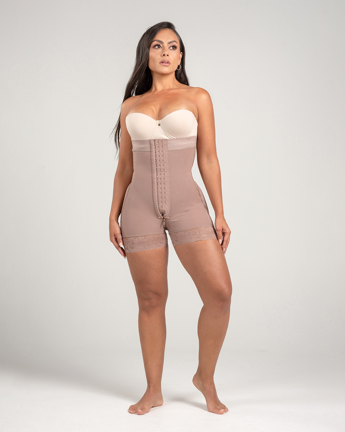 Half Hybrid Strapless Cocoa